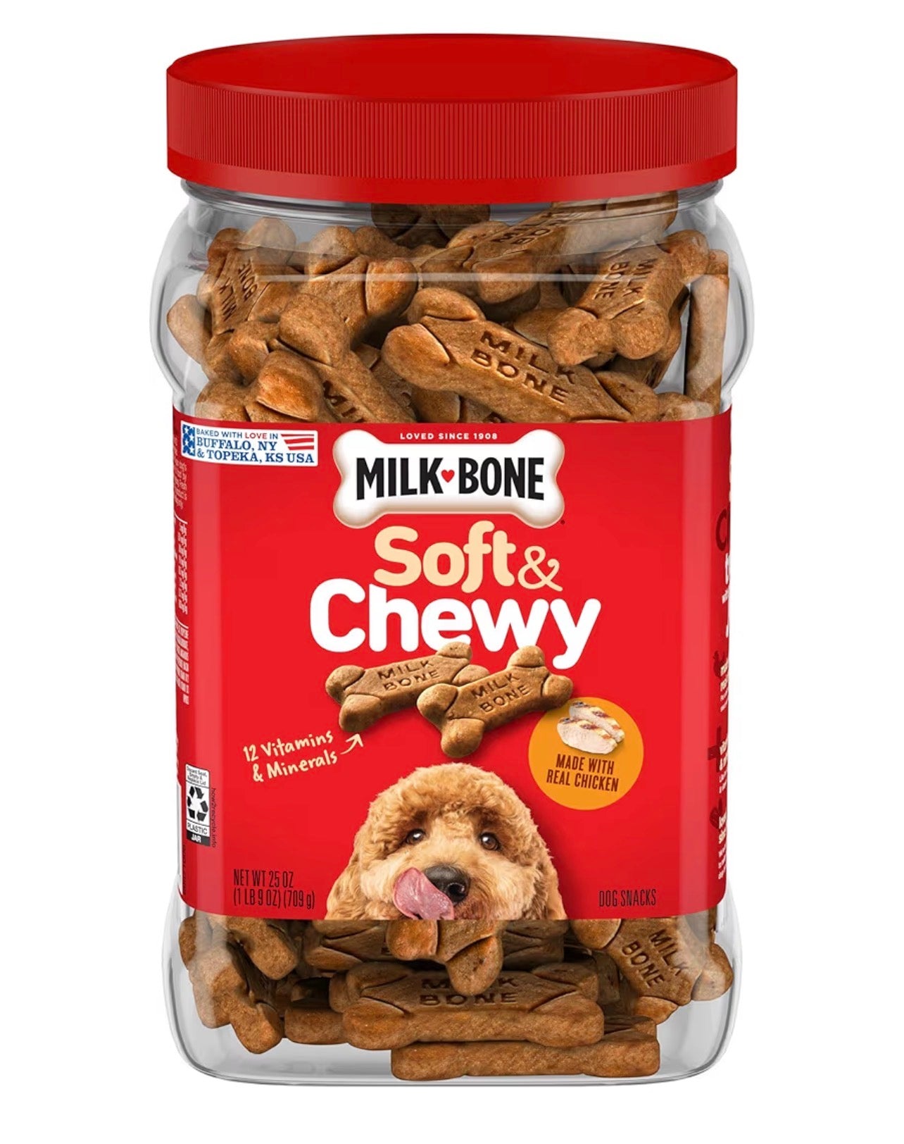Milk-Bone Soft & Chewy Chicken Recipe Dog Treats 25 oz