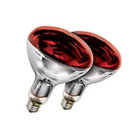 250 w Red Heat Lamp 120 v 2 pack