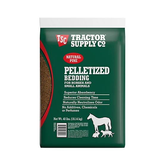 Pelletized Bedding for Horses and Small Animals, 40 lb.