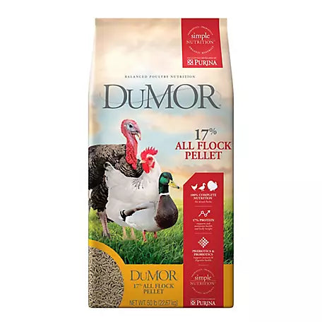 Dumor All flock 17% 50 lb