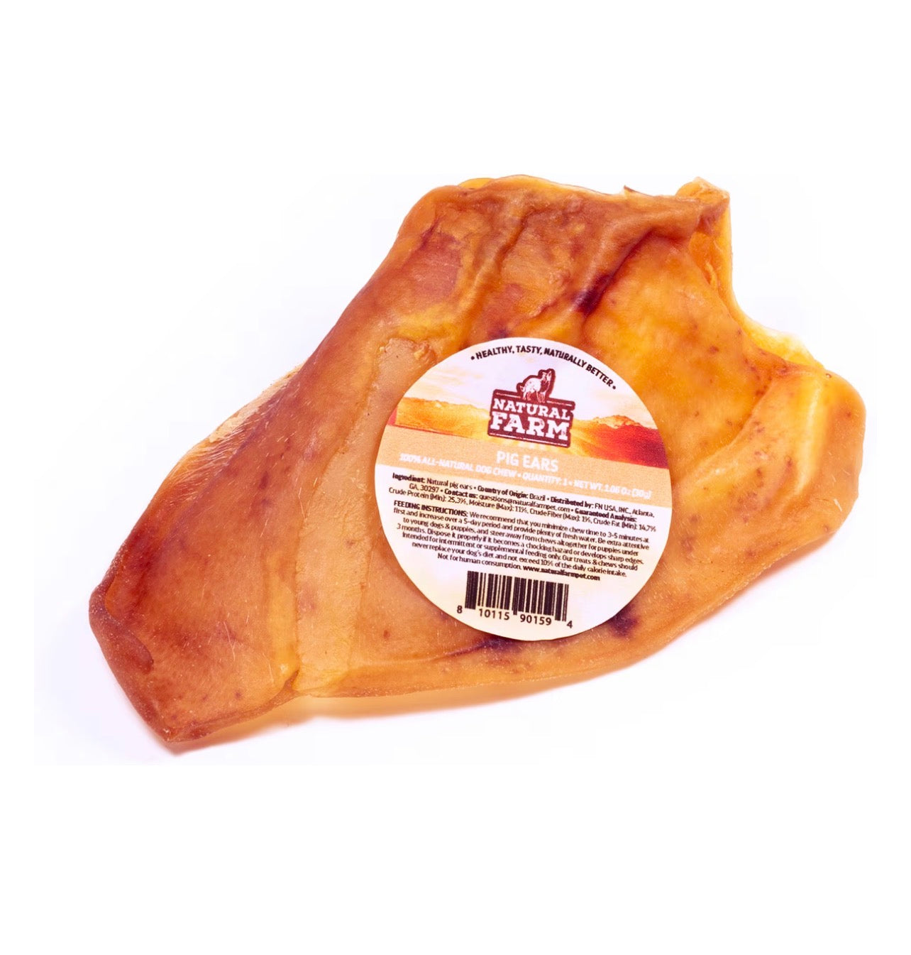 Natural Farms Pig Ears Dog Treat