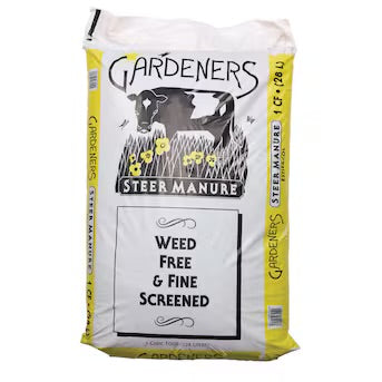 Gardeners Steer Manure 1 CU FT