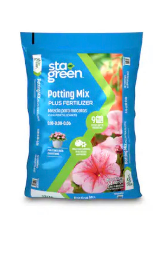Sta Green Potting Mix Plus Fertilizer