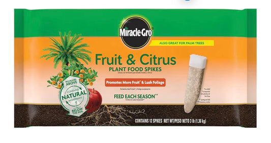 Miracle-Gro Fruit & Citrus Plant Food Spikes