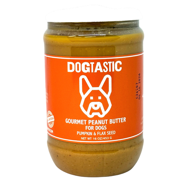 Dogtastic Gourmet Peanut Butter for Dogs - Pumpkin  Flavor