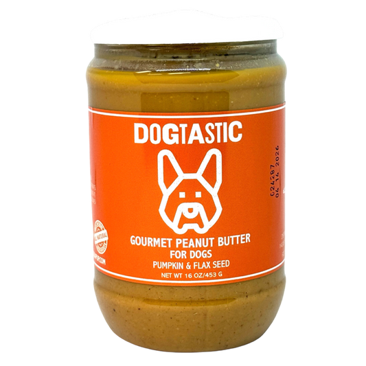 Dogtastic Gourmet Peanut Butter for Dogs - Pumpkin  Flavor