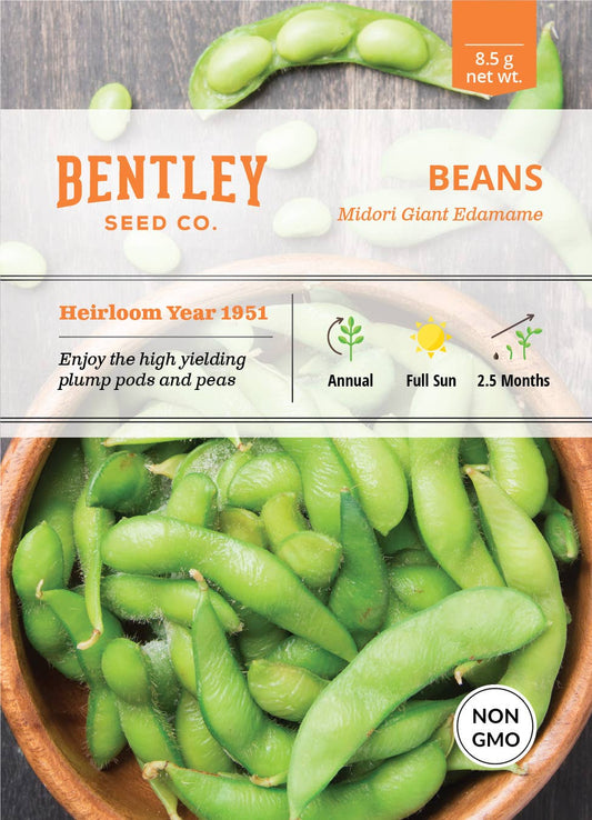 Beans, Edamame Midori Giant Seed Packets