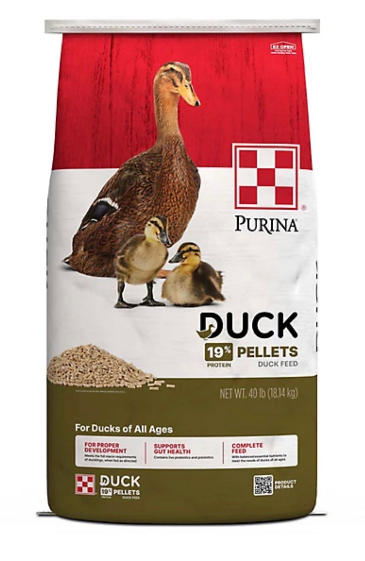 Purina Pelleted Duck Feed 40 lb