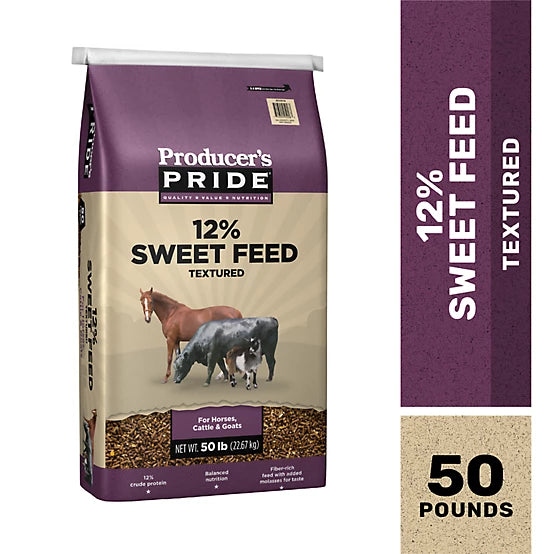Producers Pride 12% Sweet Feed Textured 50 lb