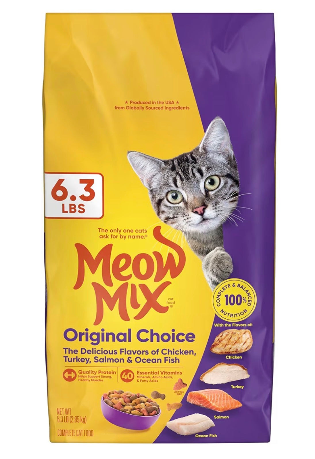 Meow Mix Dry Cat Food 6.3 lbs