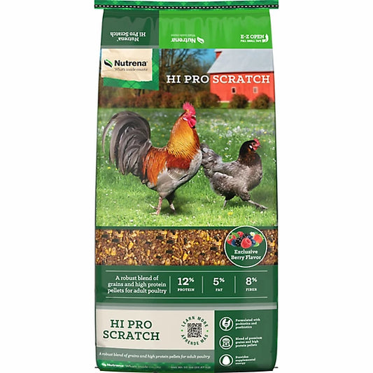 Nutrena Hi Pro Scratch Poultry Grains 50 lb