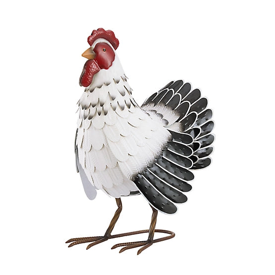 Red Shed Indoor/Outdoor Metal Hen Statue, 20.5 in.