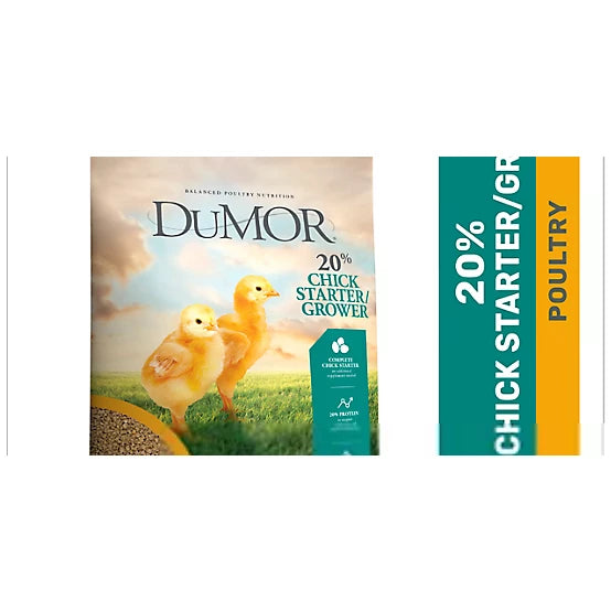 Dumor 20% Chick Starter/Grower 10 lb