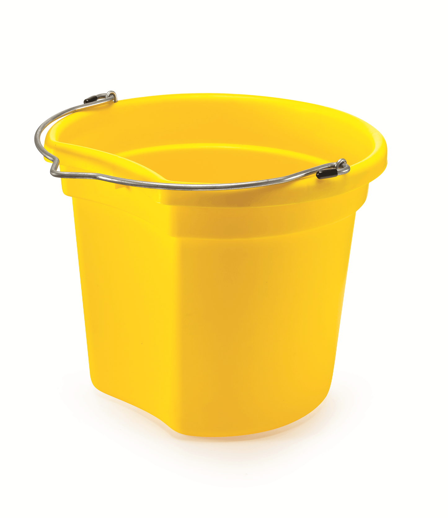 KD-120E 18 Qt. Flat Back Silver Line Bucket