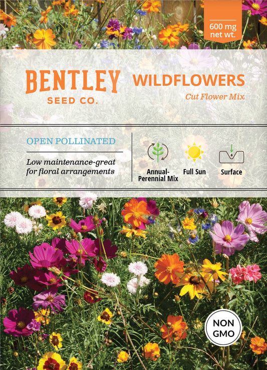 Wildflower, Cut Flower Wildflower Mix Seed Packets
