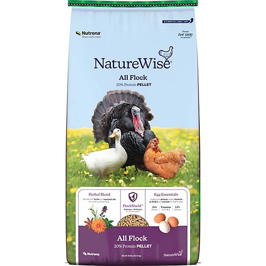 Nutrena NatureWise All Flock Pelleted Poultry Feed 40 lb bag