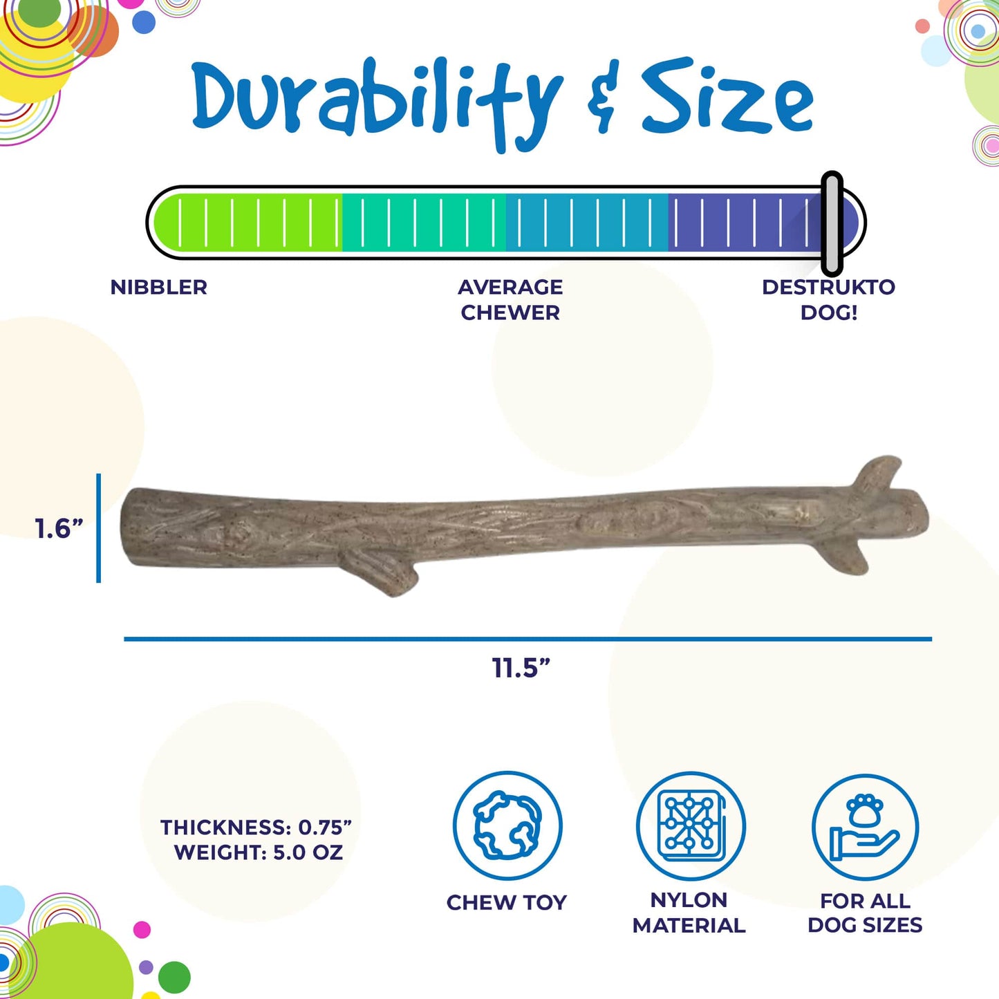 Durable Nylon Chew Stick
