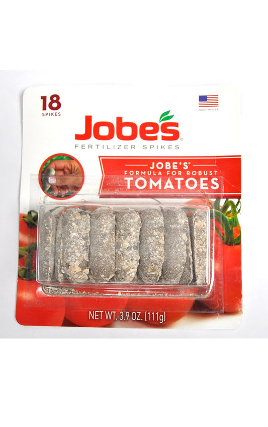Jobe’s Garden Fertilizer Spikes, Easy Plant Care Fertilizer for Tomato Plants, 18 Count