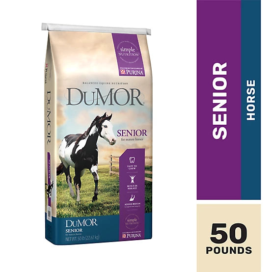 Dumor Pelleted Senior Horse Feed 50 lb