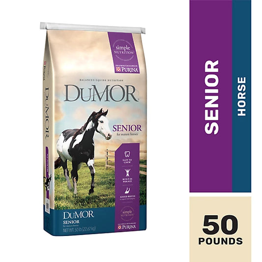 Dumor Pelleted Senior Horse Feed 50 lb