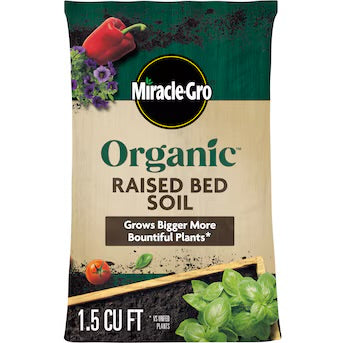 Miracle-Gro Organic 1.5 Cubic feet All-purpose Organic Raised bed soil