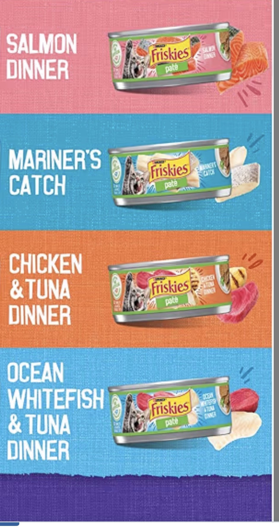 Friskies wet cat food 5.5 oz can