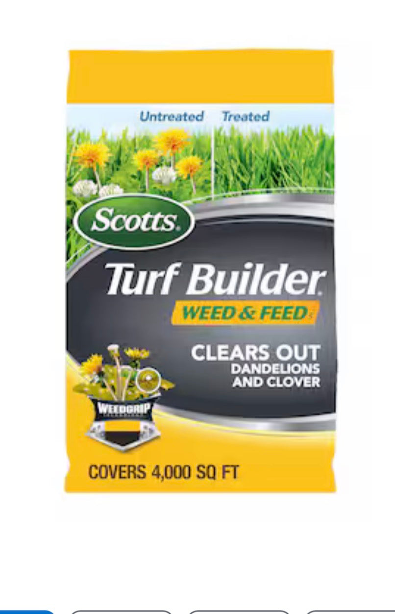 Scotts Turf Builder 11.32-lb 4000-sq ft 26-0-3 All Purpose Weed and Feed Fertilizer