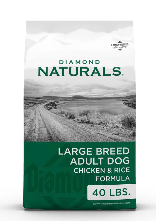 Diamond Dog Naturals Large Breed Adult Chicken & Rice 40 lb