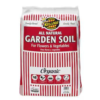 Kellogg 3 Cubic feet Fruit flower and vegetable Organic Garden soil